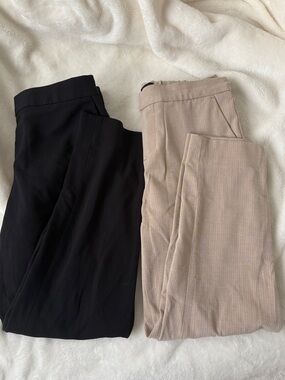 Banana Republic Black and Beige Hayden Trousers bundle